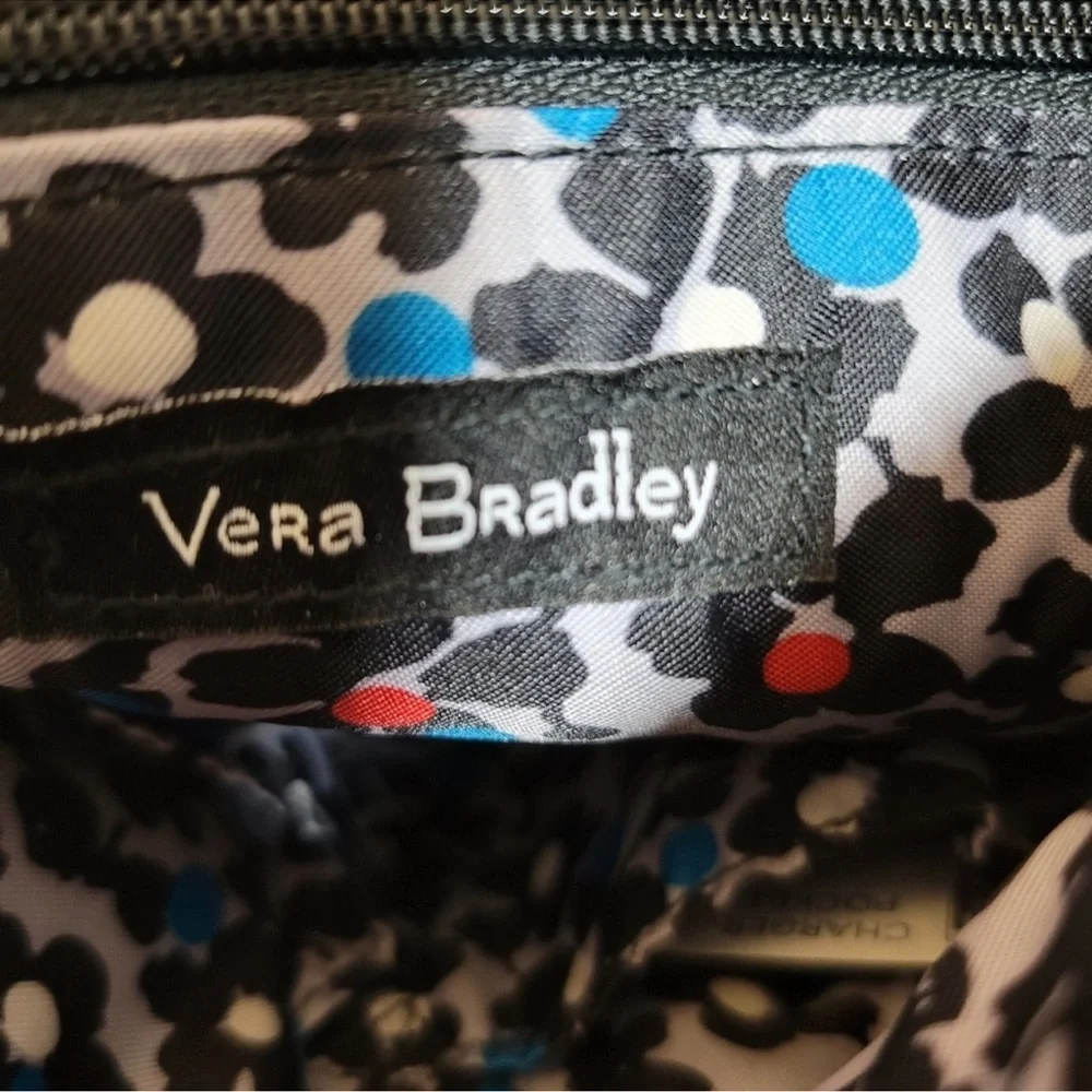 Vera Bradley Carson Mini Hobo Crossbody Multi-Colored Checkered Winter Patchwork